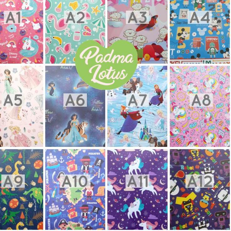 

Kertas kado motif anak dewasa unisex sansan wawa sanwa CT34 Terkini