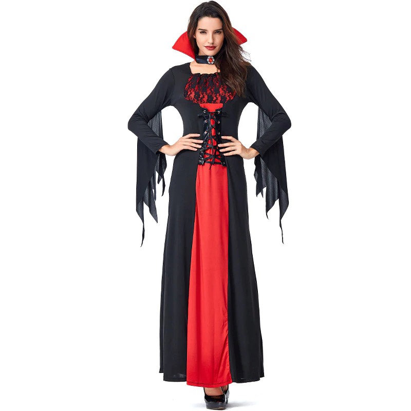 Jual Import Vashe Gothic Vampire Costume For Adult Women Sexy Halloween Carnival Costumes For