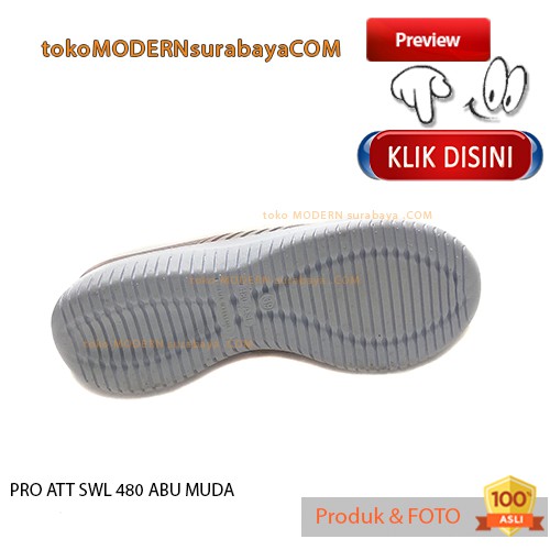 PRO ATT SWL 480 ABU MUDA Sepatu Wanita Sepatu Slip On Karet