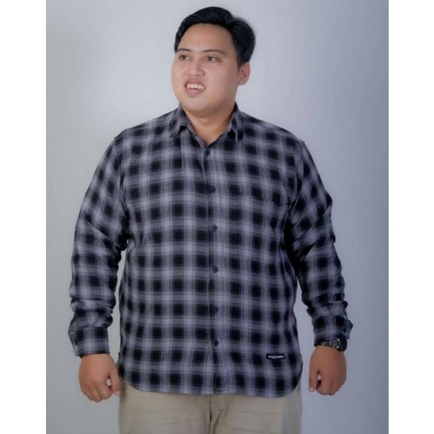 KEMEJA FLANEL JUMBO OVERSIZE XXL + XXXL + XXXXL KEMEJA 2XL 3XL 4XL