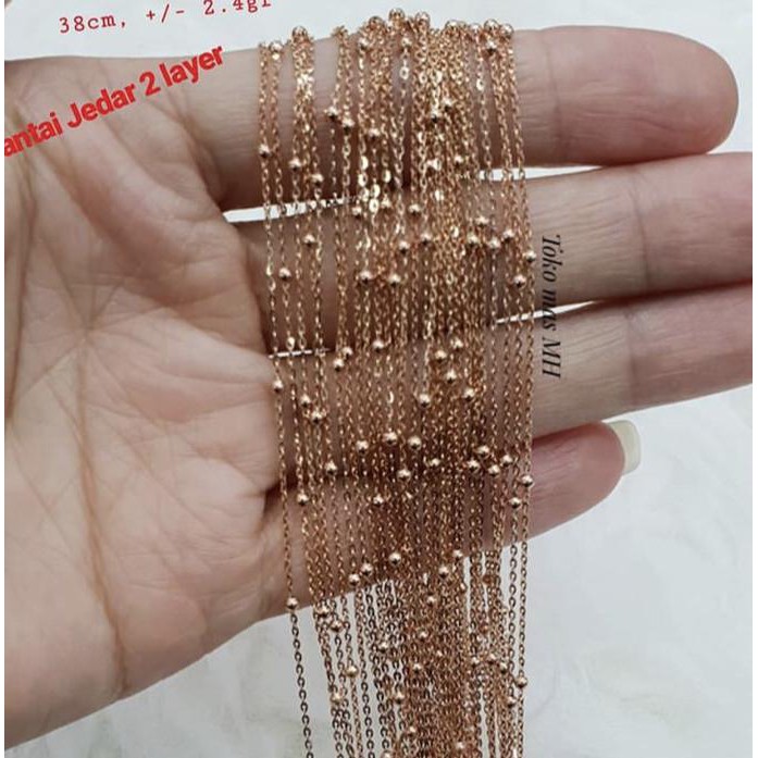 Kalung Jedar 2 Layer 38Cm B8875
