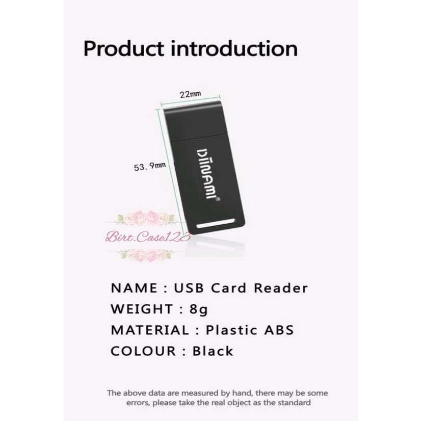 Card reader DIINAMI sd card &amp; Micro sd card high speed fast translit data usb 2.0 all in one for smartphone &amp; tablets BC6080