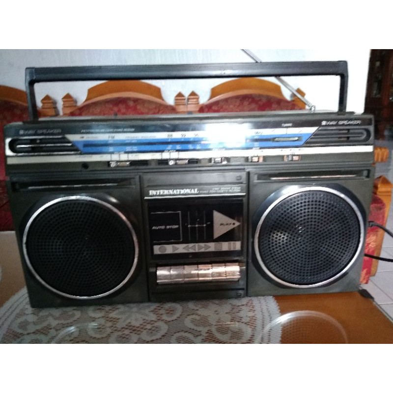 Tape Radio jadul lawas Boombox International KC-3030