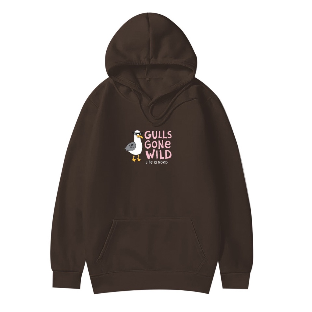 GULLS GONE WILD HOODIE JUMPER PRIA WANITA Size M-XXL