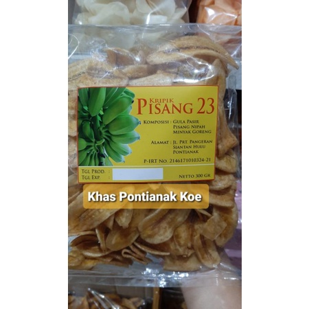 

Keripik Pisang 23 Pontianak 300gr