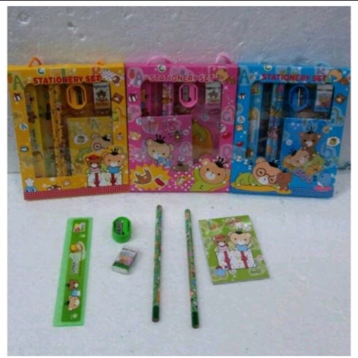 

Mantap Paket Alat Tulis Sekolah 6In1 Karakter / Set Alat Tulis - 2016 Book Murah