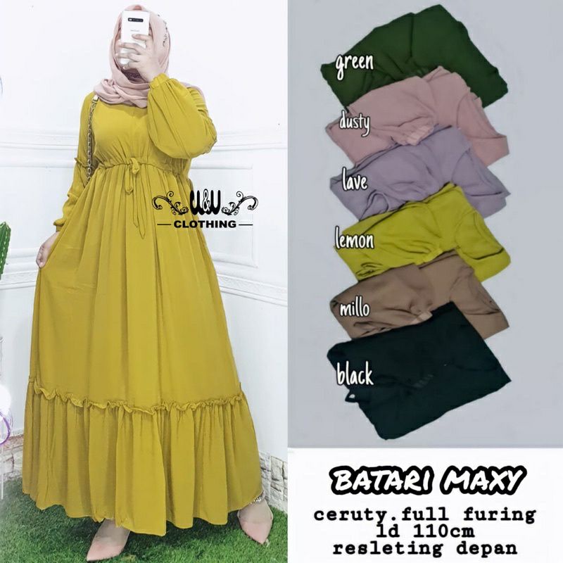BATARI MAXY/GAMIS SIMPLE TERMURAH