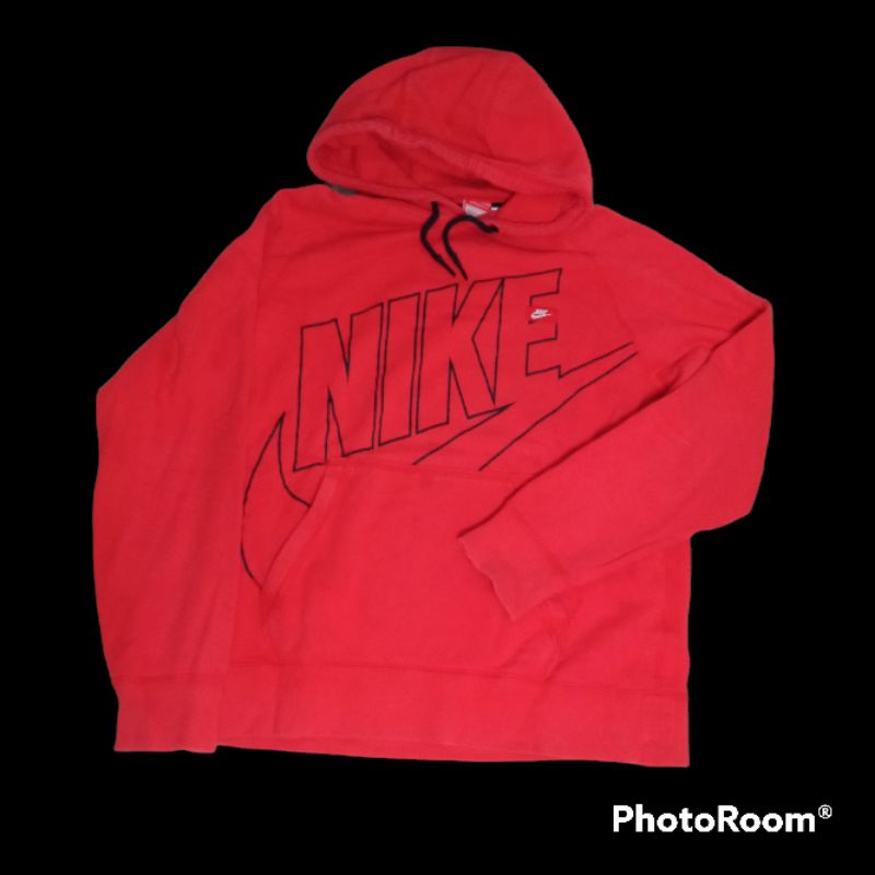 Hoodie Nike merah