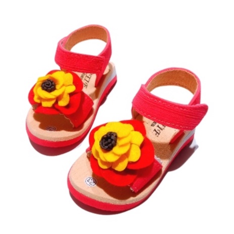 Sandal Bayi Tali Gunung Motif Bunga Terbaru