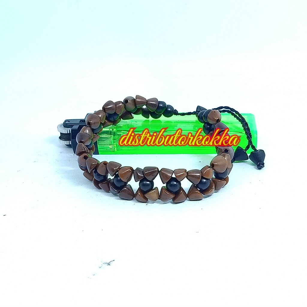 gelang kokka kaukah rel anggrek coklat