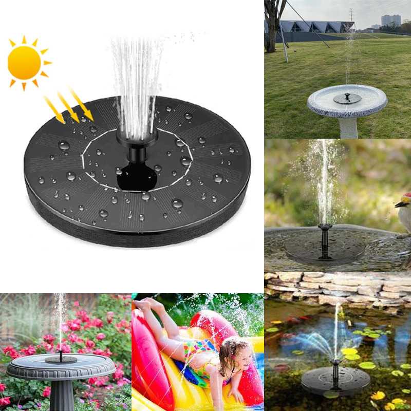 TD - RUM T-Nice Air Mancur Kolam Tenaga Surya Solar Water Fountain - YY002