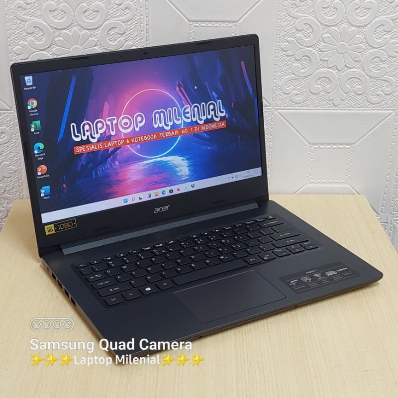 Laptop Acer Aspire 3 AMD Athlon 3020e RAM 8GB SSD 256GB FHD Win 11 Full Aplikasi