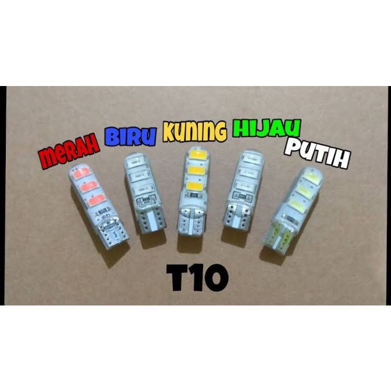 LAMPU KOTA LAMPU SENJA LAMPU SEN JELLY T10 DIAM HARGA SEPASANG