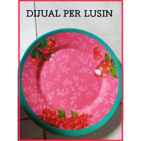 PIRING MELAMIN CEPER BULAT/ PIRING MELAMIN CEPER BESAR/ PIRING MELAMIN MOTIF/ PIRING MELAMIN JUMBO 1