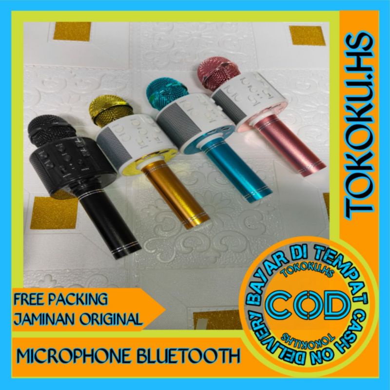 MIC BLUETOOTH KARAOKE/ MIC KARAOKE WS858/MIC KARAOKE WSTER/SPEAKER BLUETOOTH