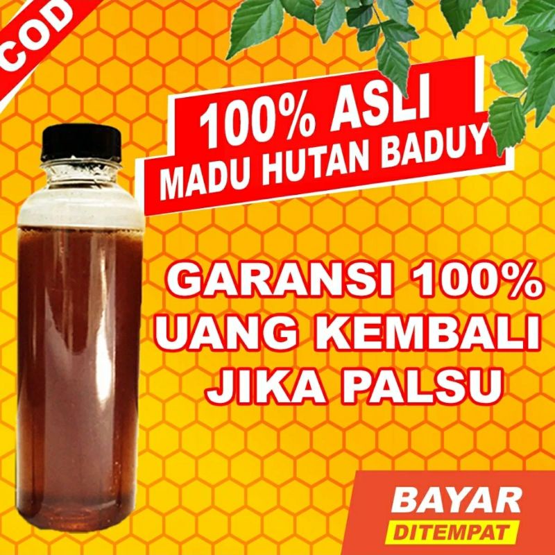 Madu Hutan Asli - Madu Manis Khas Suku Baduy - Madu Odeng Murni 100% - Madu Odeng - Madu Asli Baduy 100% Original Premium - Madu Asli Baduy Murni - Tanpa Campuran 100% Original - Madu Asli Hutan Baduy - Madu Murni 100% Original