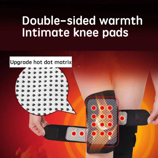 Tipe2 Terapi Lutut Tourmaline Selfheating Hot Magnetic Knee Pad Terapi Pemanas Dengkul Knee Support