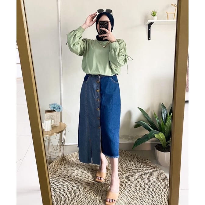 BEFAST - ZEC OOTD Blouse GABBY / Ghema Puff Top / Atasan Lengan Panjang / Pakaian Wanita Remaja / Keluaran Terbaru / Blouse Casual Wanita / Fashion Wanita Kerja / Outfit Cewe Kue / Blouse Polos Formal / OOTD Kekinian Remaja ABG / Trendy