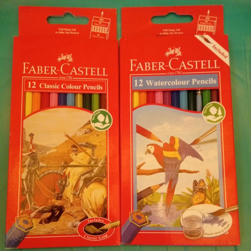 Faber Castell Colour 12 Pencils [Panjang]