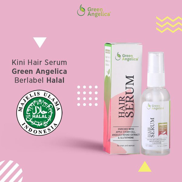 GREEN ANGELICA PAKET PENGHITAM RAMBUT ORIGINAL