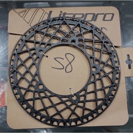 Chainring LITEPRO 58T Spider BCD 130 mm