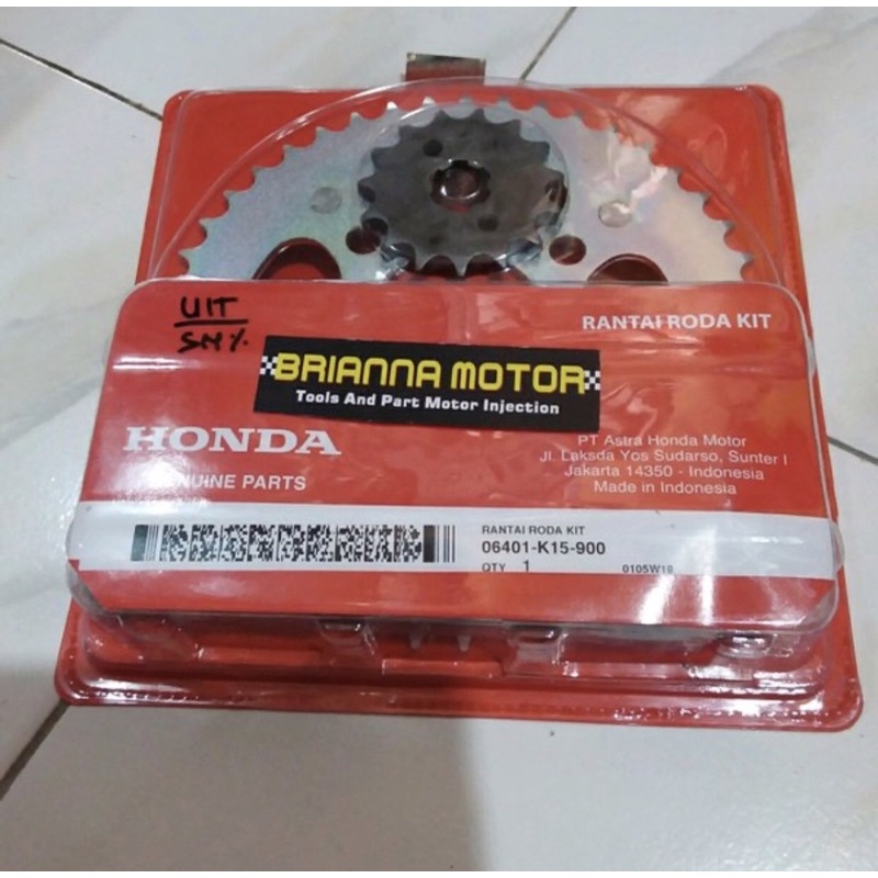 GEAR SET CB150R OLD ORI HONDA 06401 K15 900