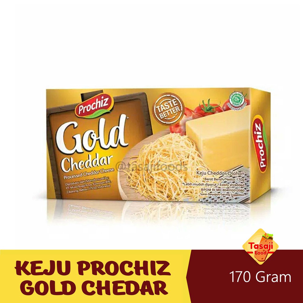 

Keju Prochiz Gold Chedar 170 Gram