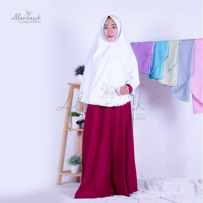 Alantasik - jilbab jumbo syari  UK L Super Silky / pet antem syra'i / R3