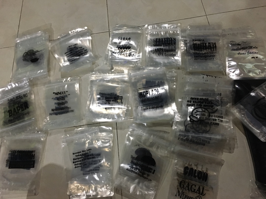 Standing Pouch 13x 21 Sablon