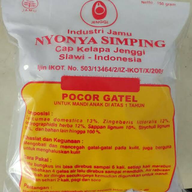 Jamu godogan untuk mengobati gatal gatal di seluruh badan
