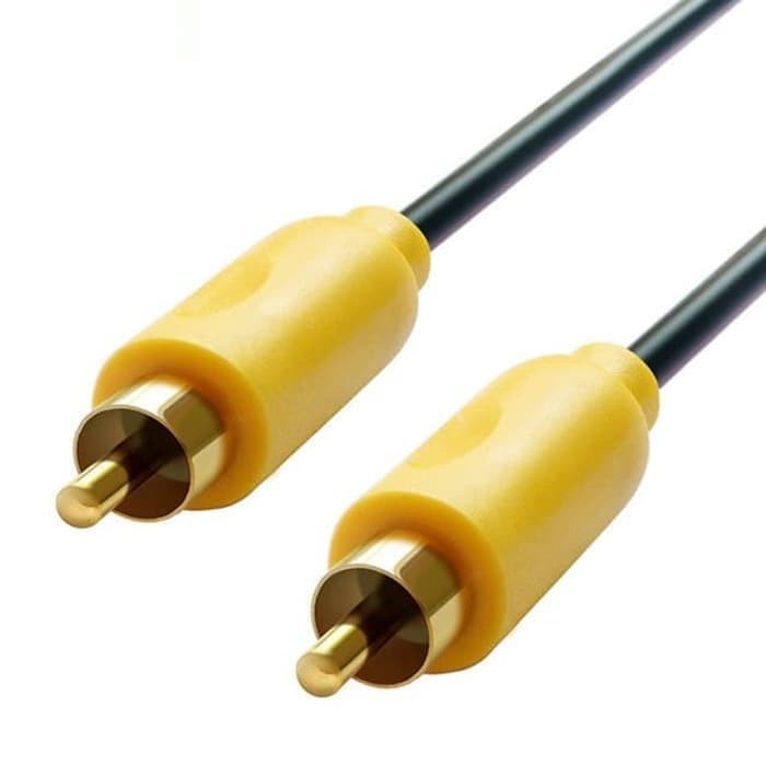 AVPRO Digital Coaxial Cable SPDIF 75ohms 3m YELLOW