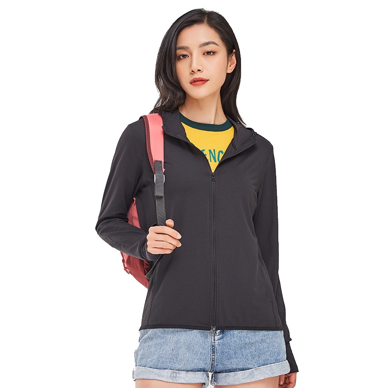 JAKET OLAHRAGA mesh hoodie UV protection olahraga JPS Women