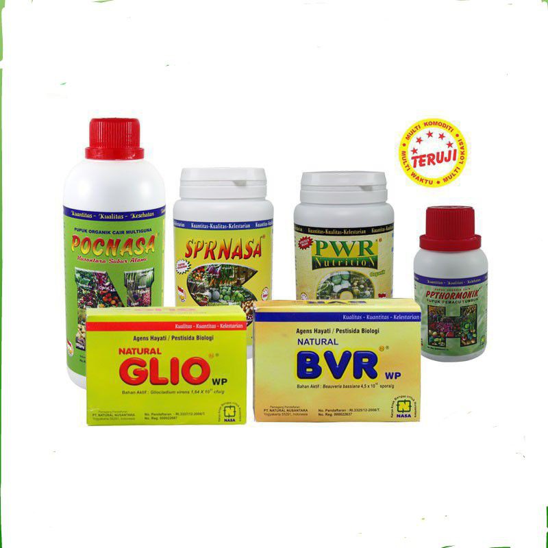PAKET PUPUK ORGANIK NASA UNTUK TANAMAN CABAI, PADI, Dll, MELEBATKAN BUAH DAN PEMBASMI HAMA TERBAIK