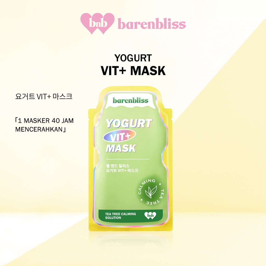 BNB barenbliss Yogurt Vit+ Mask - Calming Sheet Mask