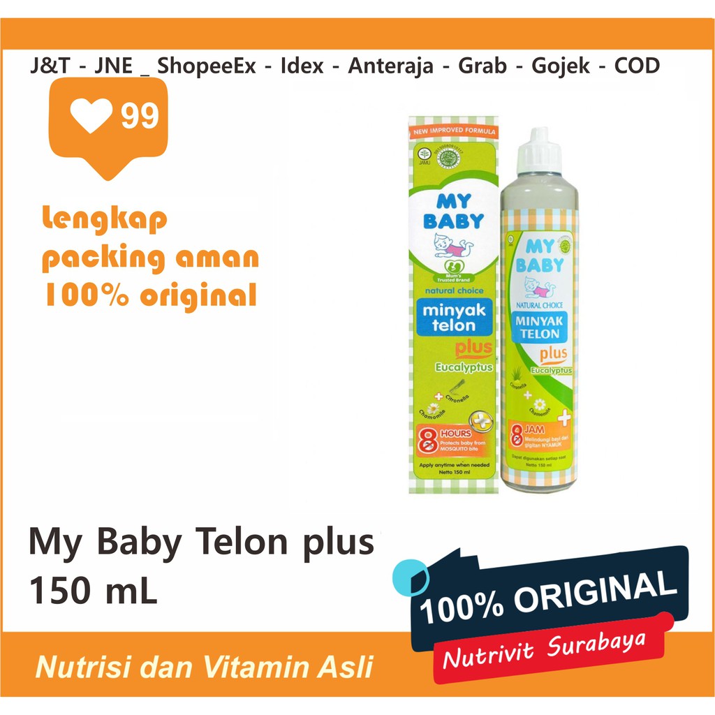 MINYAK TELON MY BABY PLUS 150 ML