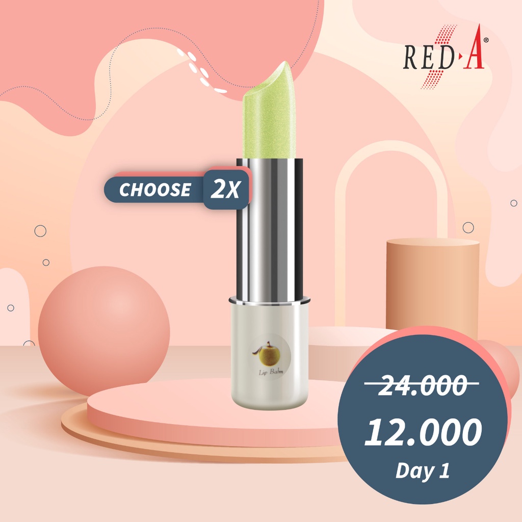 Paket 2 Red A Lip Balm