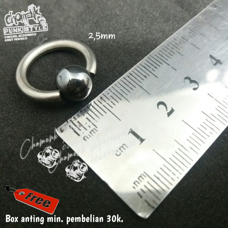 Piercing earring anting Rossi tindik barbel 2,5mm-3mm-3,5mm blustin piercing earring anting Rossi tindik barbel 2,5mm-3mm-3,5mm blustin.