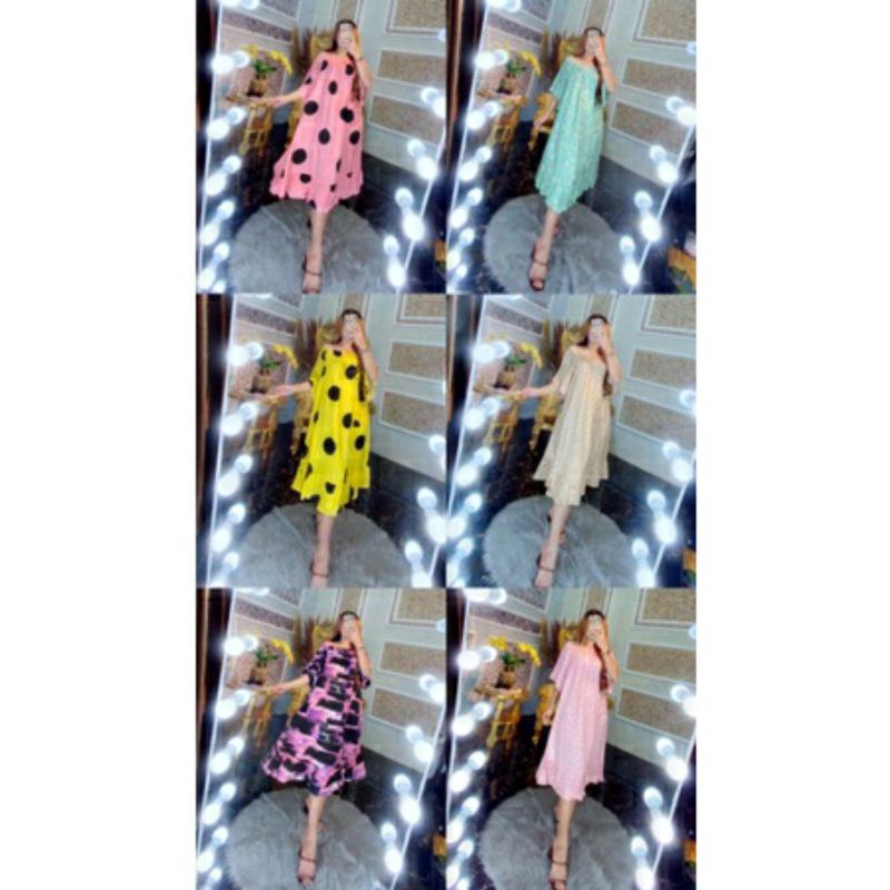 DRESS VANIA BY DST ORIGINAL | BAHAN ADEM