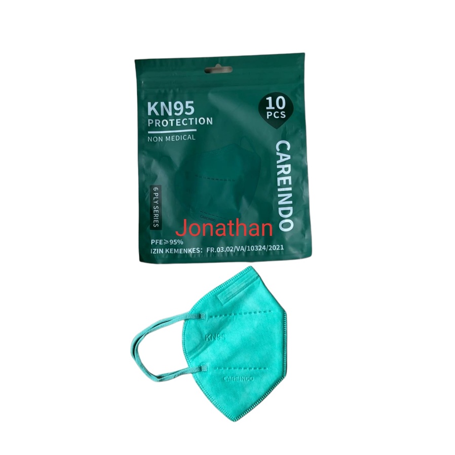 masker kn95 careindo 6ply isi 10pcs masker kn 95 careindo disposable model shumu /masker / masker medis / kn95 / kn95 5d / masker kn95 disposable mask isi 10pcs