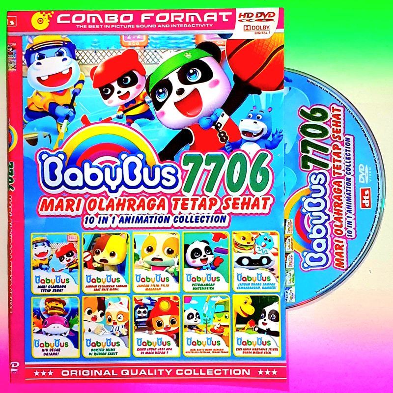 TERLARIS Kaset Dvd Film Baby Bus Movie Collection Hiburan Anak Anak