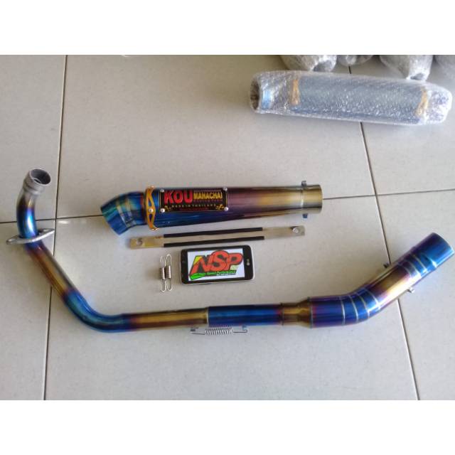 Knalpot kou bluemoon yamaha vixion old vixion new vixion nvl vixion R