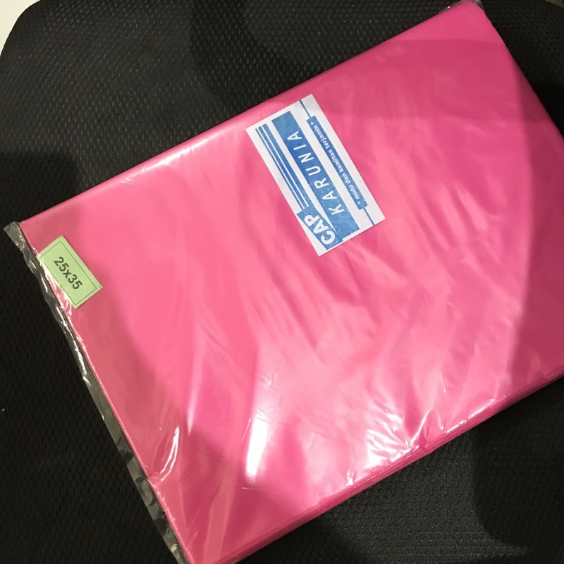 

(CK) Paling Murah!!! Tas Olshop karunia Pond Oval 25x35 Polos Tebal isi 100 lembar Shopping Bag