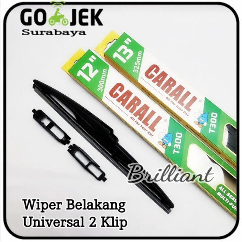 Wiper Kipas Kaca Belakang Universal - 2 Klip Include