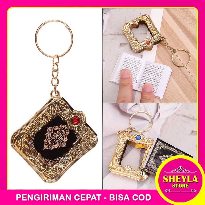 Gantungan Kunci Al-Qur'an Mini / Souvenir Gantungan Kunci Al Quran / TV-91