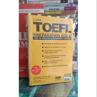 Jual TOEFL CLIFFS PREPARATION GUIDE + CD | Shopee Indonesia