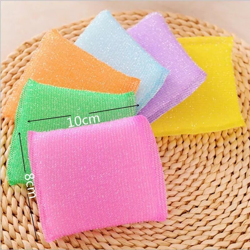 Spon Busa Cuci Piring Spons Sponge Pelangi Warna Warni Bantal Good Quality