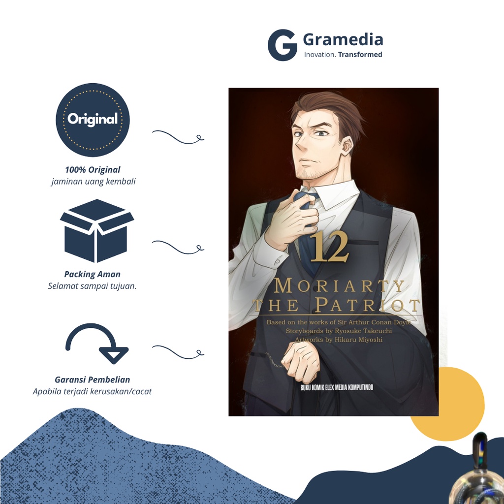Gramedia Cikupa - Moriarty The Patriot 12