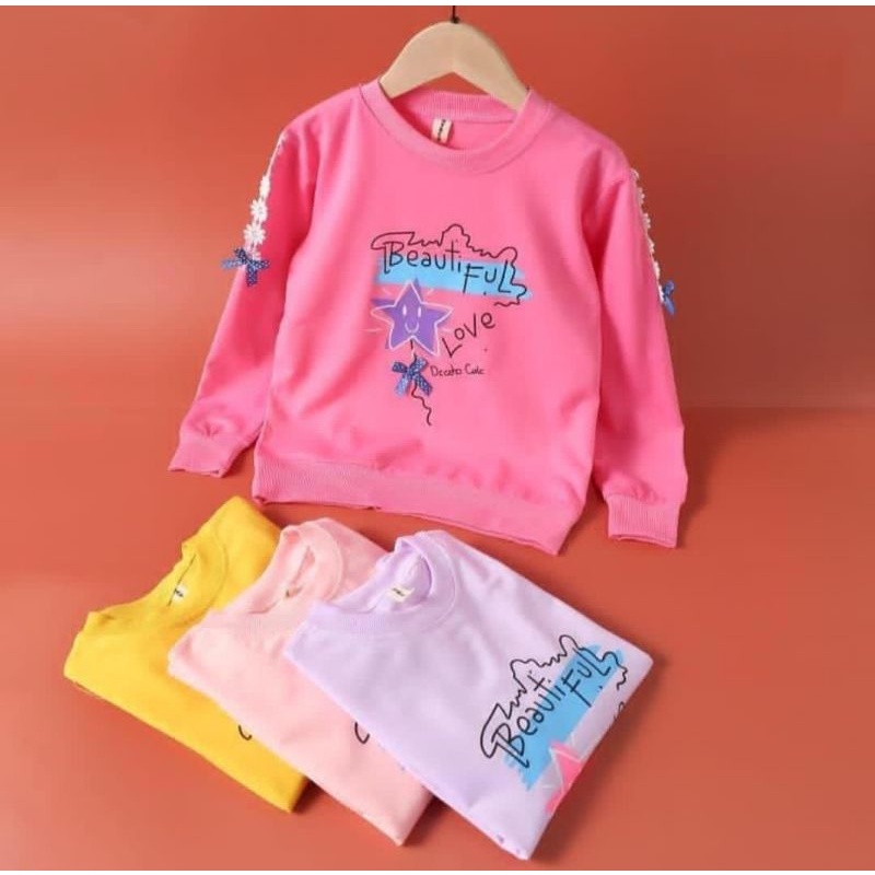 ￼Switer Anak Import 6-12Tahun/Kaos Anak Tangan Panjang/Sweater Anak Perempuan Import