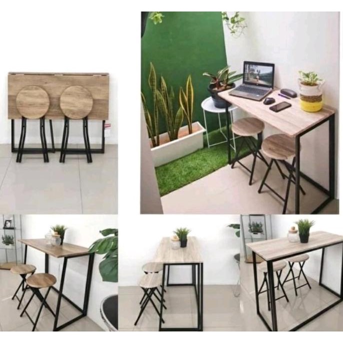 Sale INFORMA Lexi Set Meja lipat/Meja makan minimalis