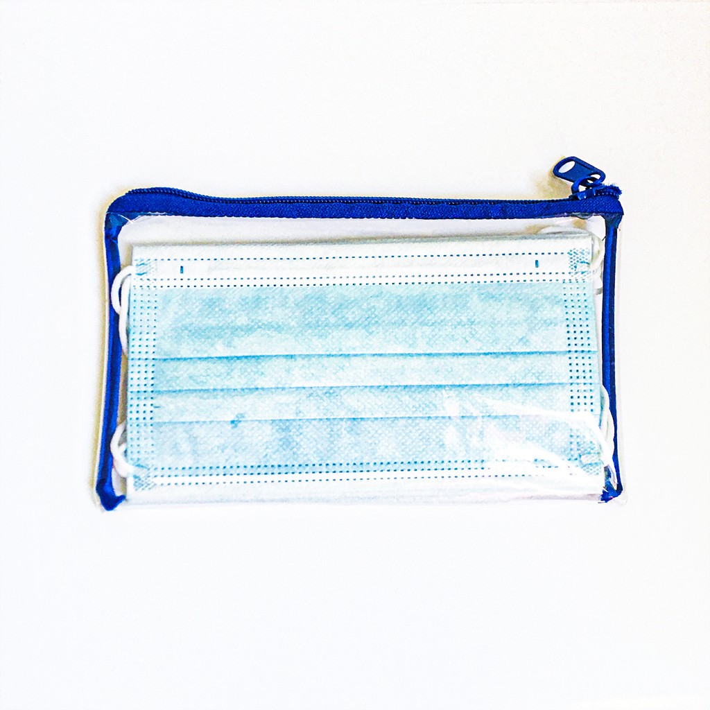 pouch mask zipper / pouch serbaguna warna warni